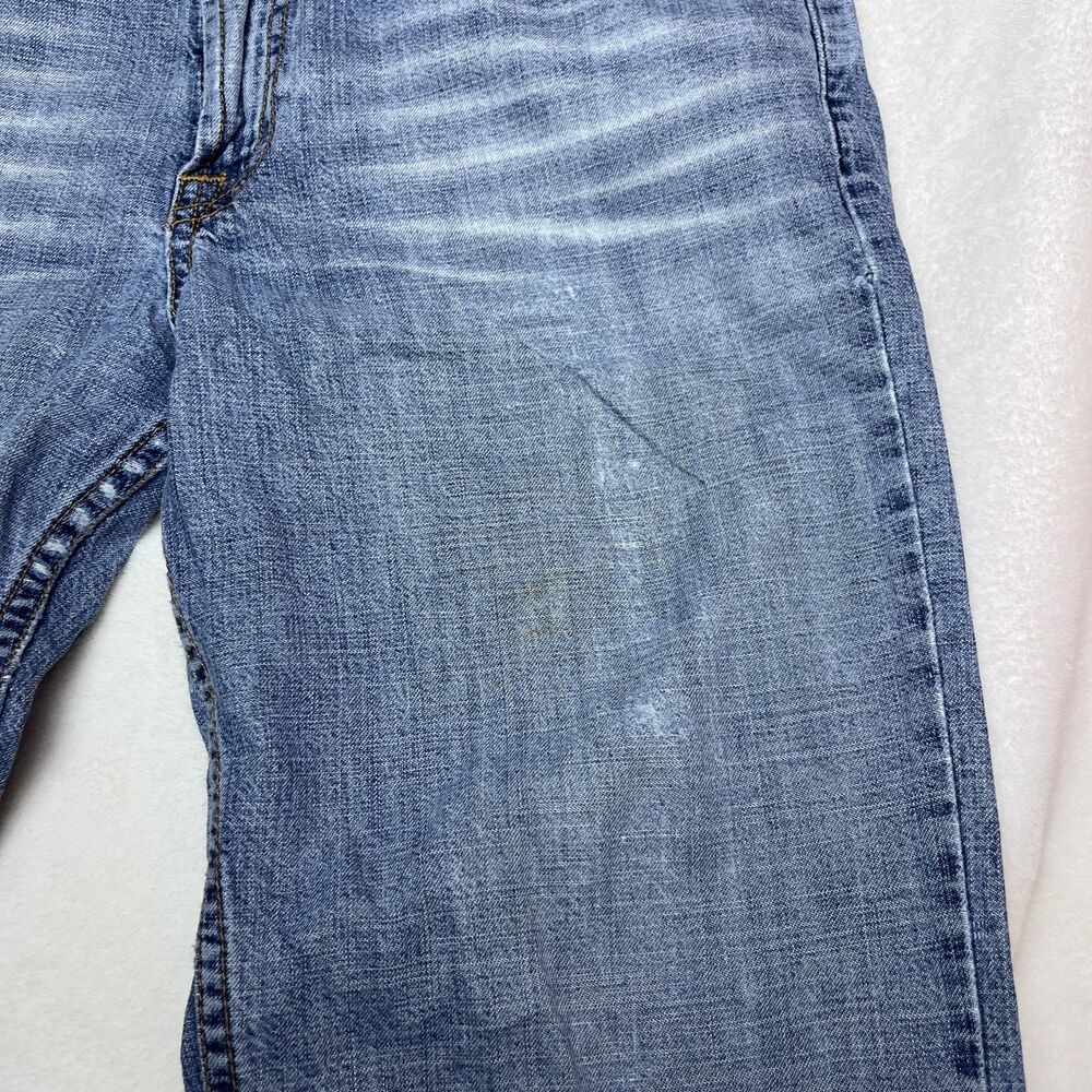 Vintage Y2K Lucky Brand Dungarees Jeans 8/29 USA Flare Split Hem Gene Montesano - Picture 5 of 10